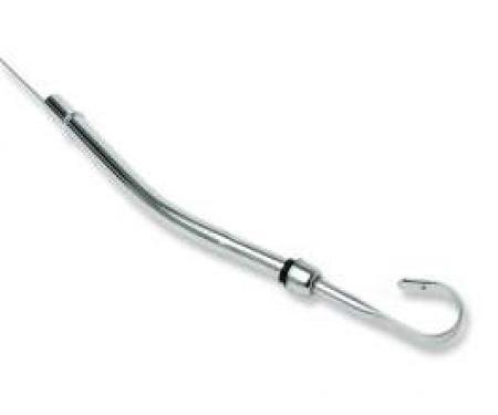 Chevelle Engine Oil Dipstick & Tube, Small Block, Chrome, 1964-1972