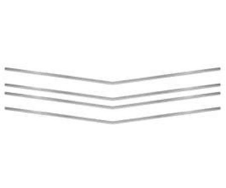 Chevelle & El Camino Grille Moldings, Horizontal, 1970