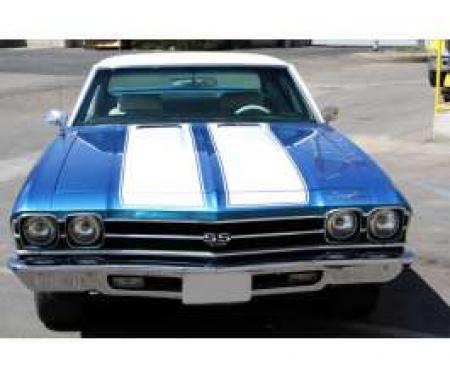 Chevelle Dual Stripe Hood & Trunk Stencil Kit, 1968-1969