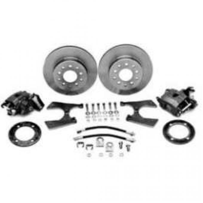 Chevelle Disc Brake Conversion Kit, Rear, With Parking Brake, 1968-1972