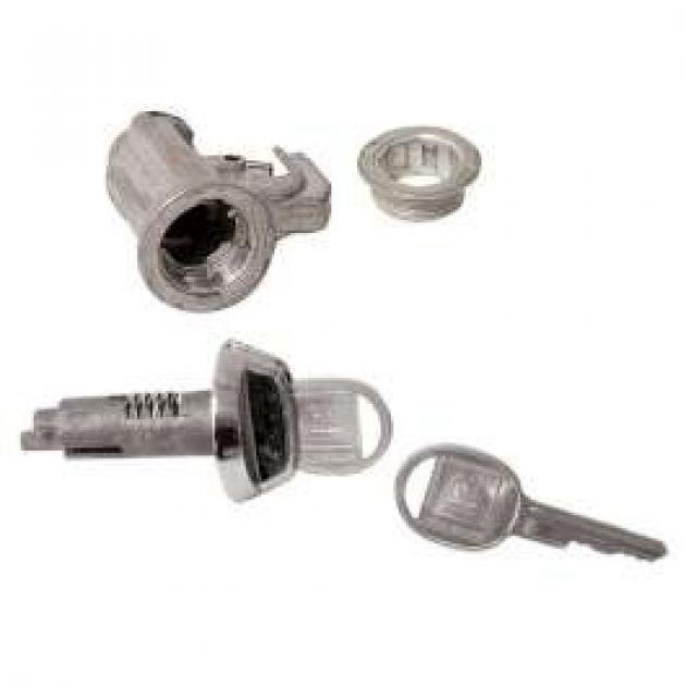 Chevelle Glove Box Lock Set, With Late Style Keys, 19681969 Chevelle