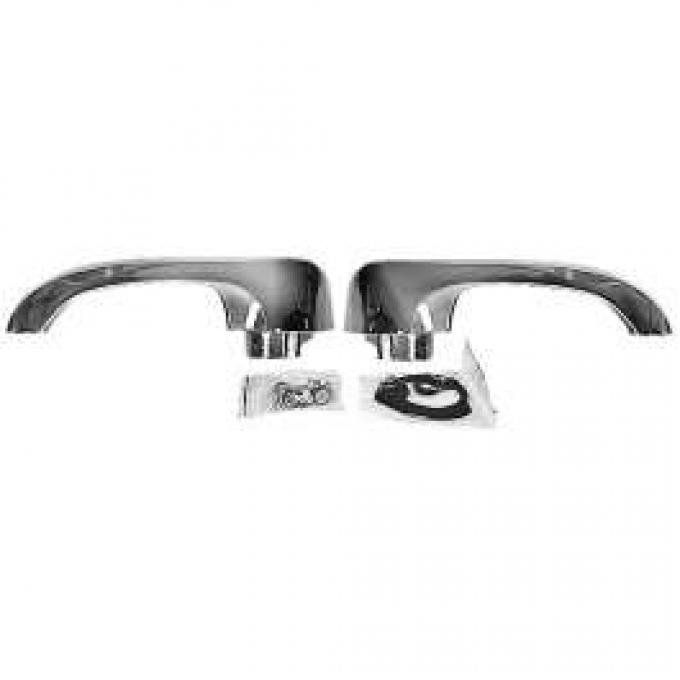 Chevelle Exterior Door Handles, Without Buttons, 1964-1967