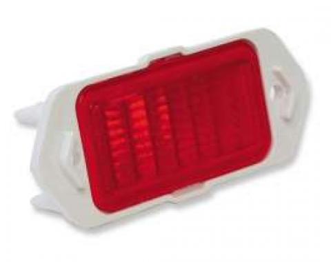 Chevelle Side Marker Light Lens Assembly, Rear, Red, 1969