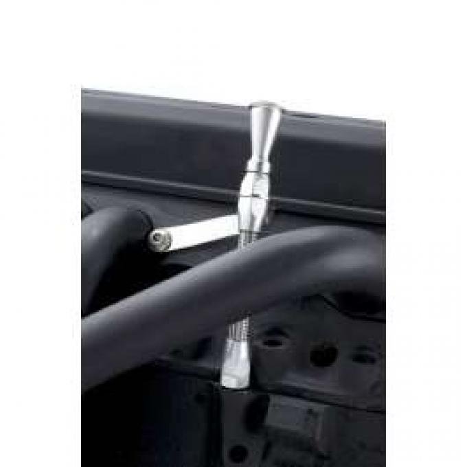 Chevelle Engine Oil Dipstick, Flexible, Small Block, Left Side Mount, Lokar, 1964-1972