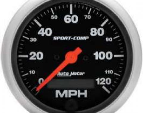 Chevelle Speedometer, Electric, 120 MPH, Sport-Comp Series, AutoMeter, 1964-1972