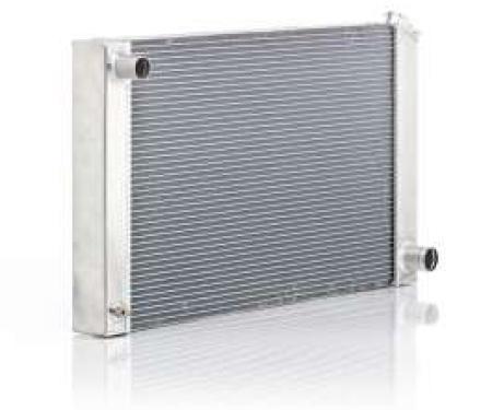 Chevelle Radiator, Small Block Or Big Block, For Cars With Manual Transmission & Without Air Conditioning, Eliminator, Be Cool, 1968-1972