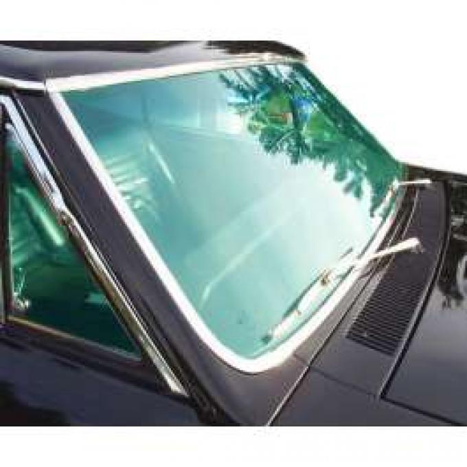 Chevelle Windshield, 2-Door Coupe & Convertible, Clear, 1966-1967