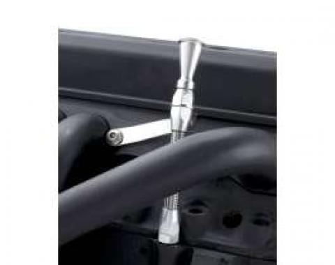 Chevelle Engine Oil Dipstick, Flexible, Small Block, Left Side Mount, Lokar, 1964-1972