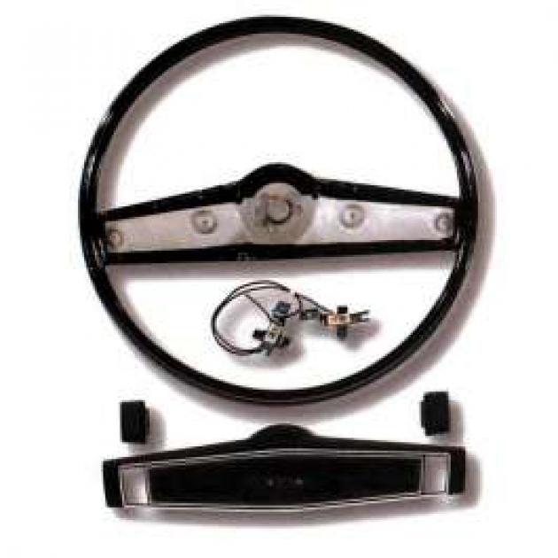 Chevelle Steering Wheel Kit, Standard, Black, 19691970