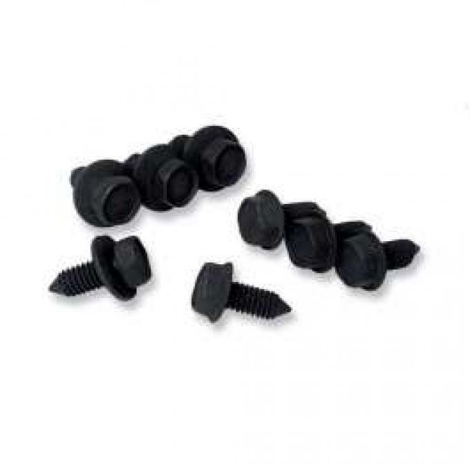 Chevelle Hood Latch & Lock Plate Mounting Screws, 1968
