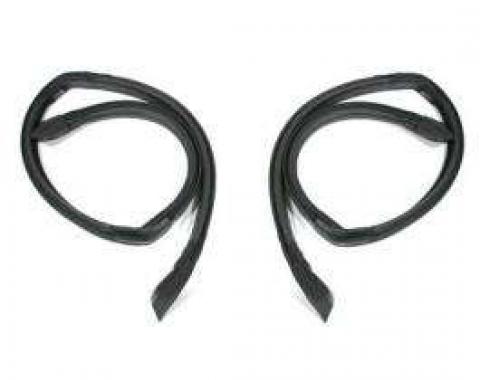 Malibu Roof Rail Weatherstrip Seals, 2-Door Coupe, 1978-1981