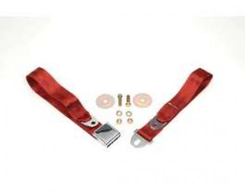Seatbelt Solutions 1964-1966 Chevelle, Rear Lap Belt, 60" with Chrome Lift Latch 1800603004 | Copper