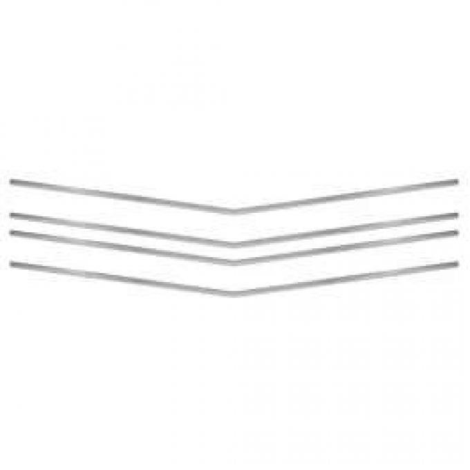 Chevelle & El Camino Grille Moldings, Horizontal, 1970