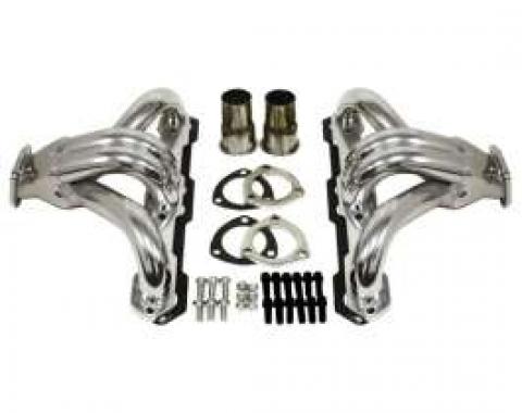 Chevelle & Malibu Ceramic Coated Shorty Headers, Small Block, 1964-1983