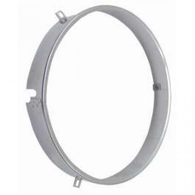 Chevelle Retaining Ring, Headlamp Seal Beam, Stainless Steel, 1971-1972