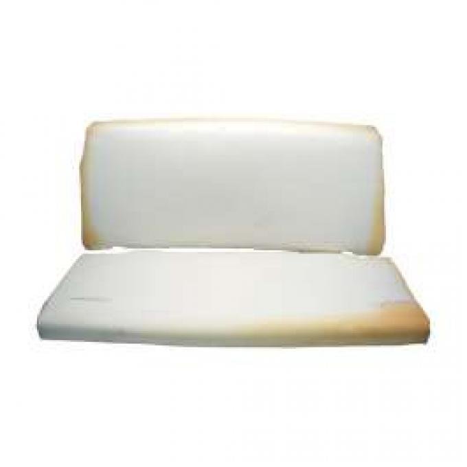 Chevelle Bench Seat Foam Cushion, Rear, 2-Door Coupe, 1970-1972