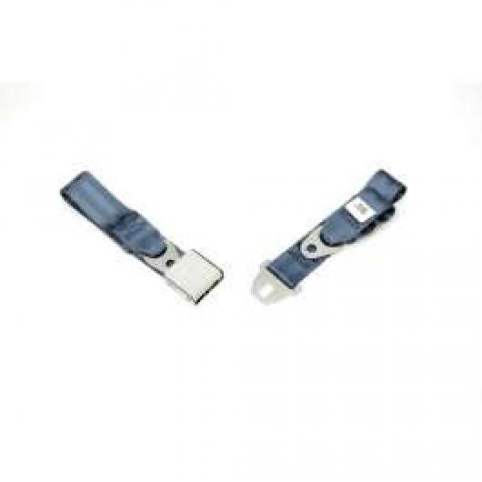Seatbelt Solutions 1964-1966 Chevelle, Rear Lap Belt, 60" with Chrome Lift Latch 1800604005 | Powder Blue