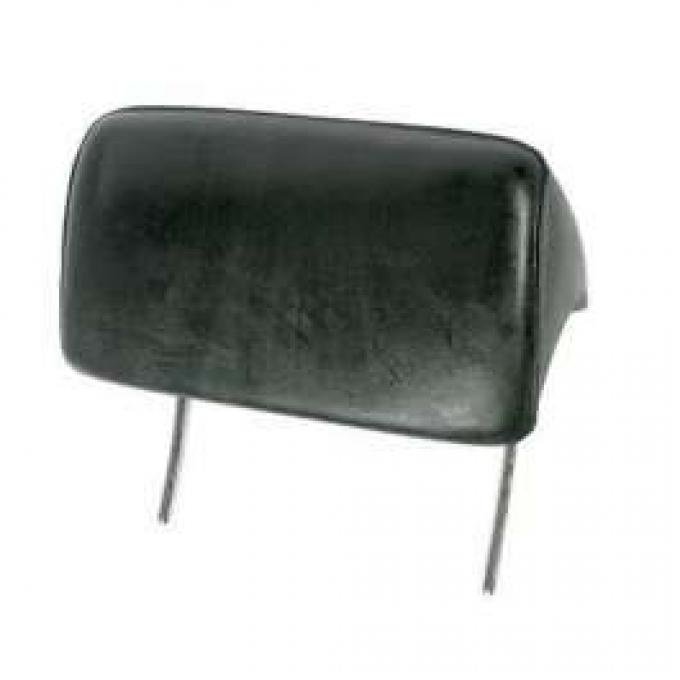 Chevelle Bucket Seat Headrests, Black, 1966-1967