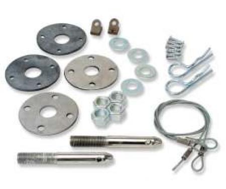 Chevelle Super Sport (SS) Hood Pin Kit, Complete, 1970-1972