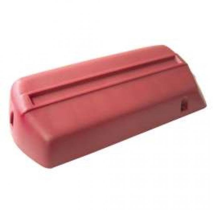 Chevelle Armrest Base, Left, Front, Red, 1968-1972