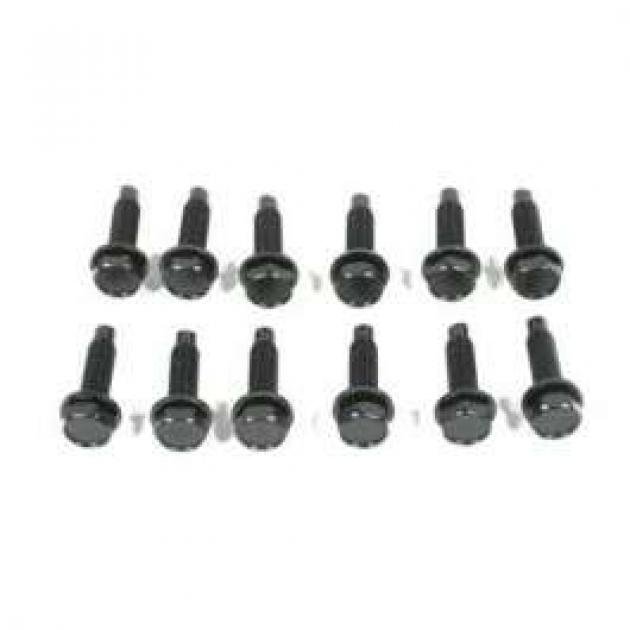 Chevelle Door Hinge Mounting Screws, Upper & Lower, 19641967