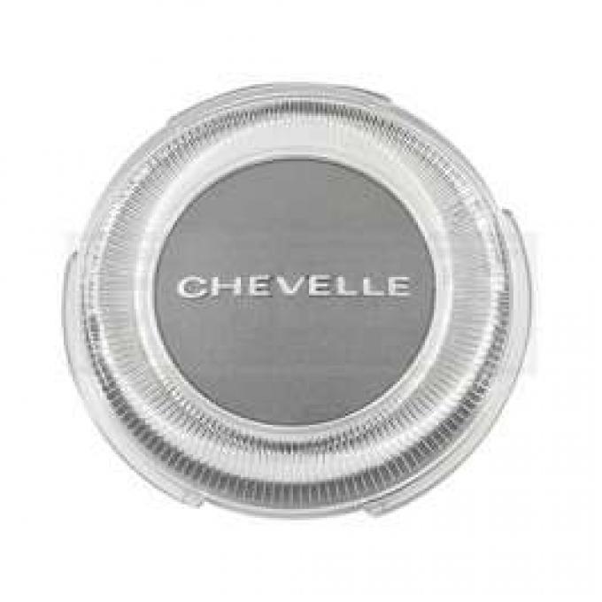 Chevelle Horn Button Assembly, Steering Wheel, Chevelle Emblem, 1967