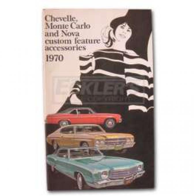Chevelle Custom Features Accessory Brochure, 1970