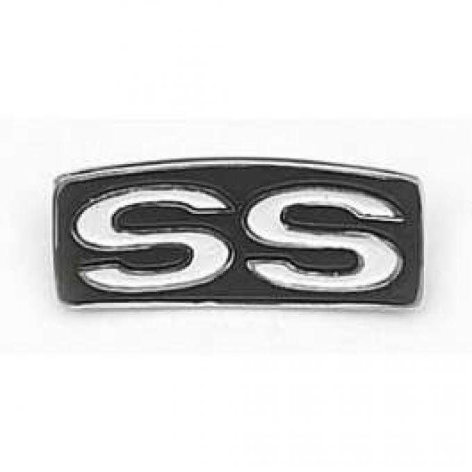 Chevelle Steering Wheel Shroud Emblem, Super Sport (SS), 1969