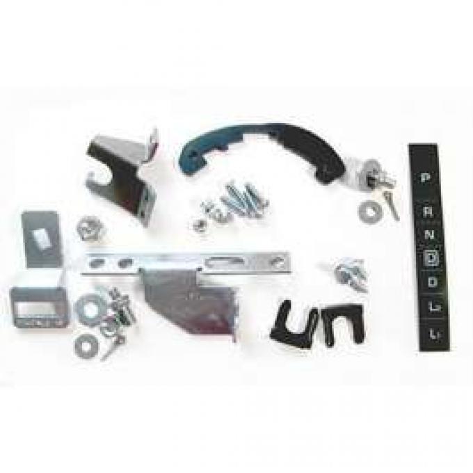 Chevelle Shifter Conversion Kit, Power glide To 700R4, 200-4R Or 4L60 Transmission, 1964-1965