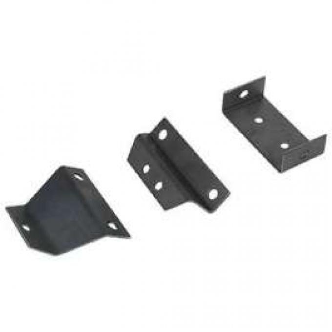 Chevelle Console Mounting Brackets, For Cars With 4-Speed Transmission, 1966-1967