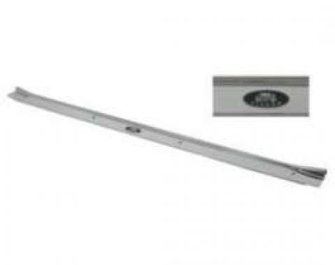 Chevelle Door Sill Plates, Fisher Emblem, Without Ribs, For Cars With 2-Doors, 1964-1967