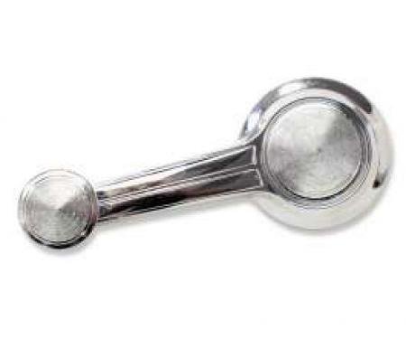 Chevelle Window Crank Handle, With Chrome Knob, Door Or Quarter, 1965-1966