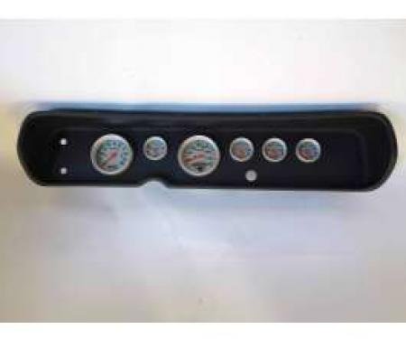 Chevelle Instrument Cluster Panel, Black Finish, With Ultra-Late Gauges, 1964-1965