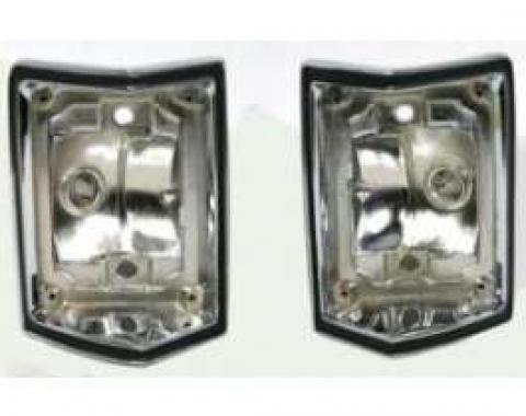 Chevelle Taillight Housings, Left & Right, Wagon, 1968-1969