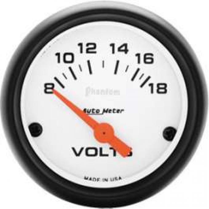 Chevelle Voltmeter, Phantom Series, AutoMeter, 1964-1972