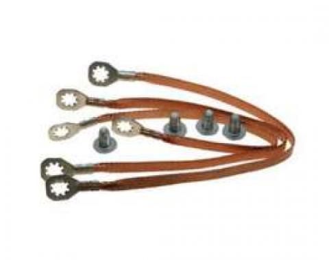 Chevelle Ground Wire Strap Kit, Small Or Big Block, 1969-1972