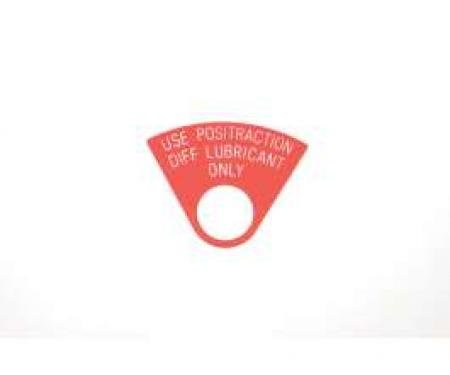 Chevelle Plug Tag, Positraction, 1964-1967
