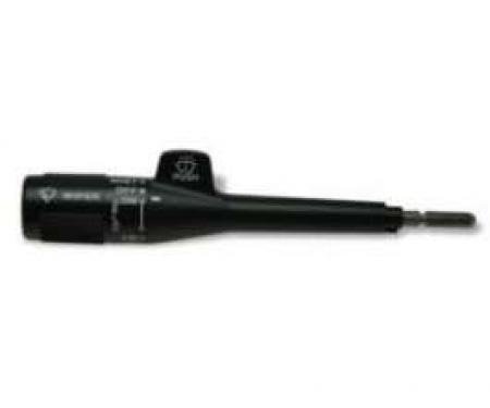 Malibu Turn Signal Lever, With Pulse Wiper And Dimmer, Black Body, 1982-1983