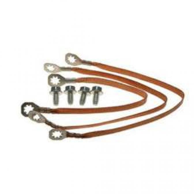 Chevelle Ground Wire Strap Kit, Small Or Big Block, 1966