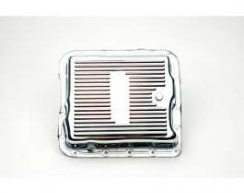 Chevelle Automatic Transmission Oil Pan, Turbo-Hydramatic 700R4, Chrome, 1964-1972