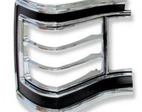 Chevelle Taillight Bezel, Left, Except Wagon, 1967