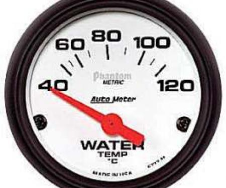 Chevelle Water Temperature Gauge, Electric, Phantom Series, AutoMeter, 1964-1972
