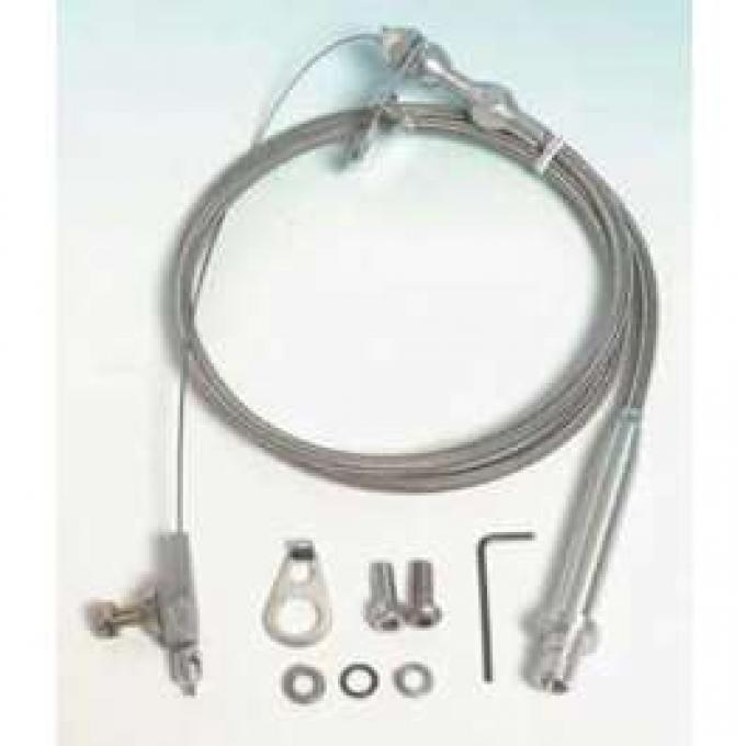 Chevelle Kick down Cable Kit, Automatic Transmission, Turbo Hydra-Matic TH350, Hi-Tech, Lokar, 1964-1972