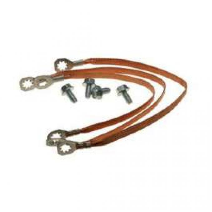 Chevelle Ground Wire Strap Kit, Small Or Big Block, 1967