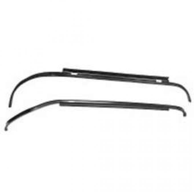 Chevelle Trunk Weatherstrip Channels, Good Quality, 1968-1972