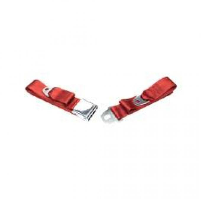 Seatbelt Solutions 1964-1966 Chevelle, Front Lap Belt, 60" with Chrome Lift Latch 1800603004 | Copper