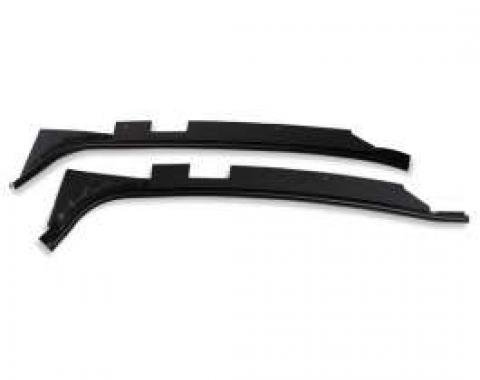 Chevelle Door Jamb Windlace, Black, 2-Door Coupe & Convertible, 1968-1969