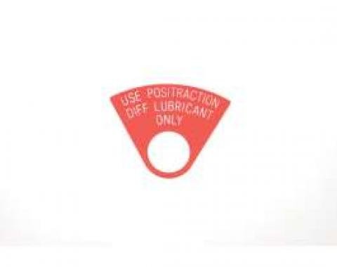 Chevelle Plug Tag, Positraction, 1964-1967