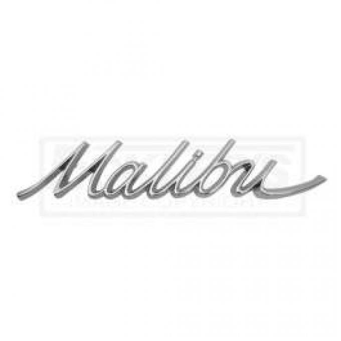 Chevelle Quarter Panel Emblem, Malibu, 1966-1967