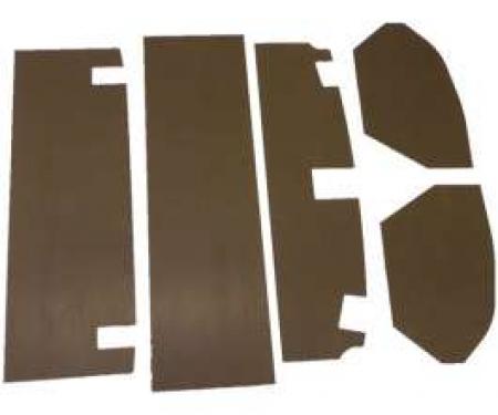 Chevelle Trunk Upholstery Panel Kit, 1/4 Tempered Hardboard, 1970-1972